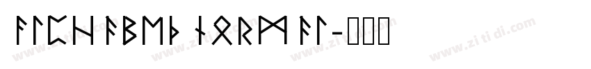 Alphabet Normal字体转换